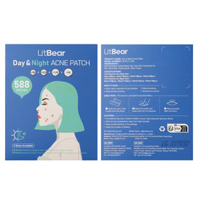 LitBear patch on sleeping user illustrating overnight absorption