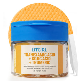 LITGIRL jar front label showing product name and quantity, clear benefit