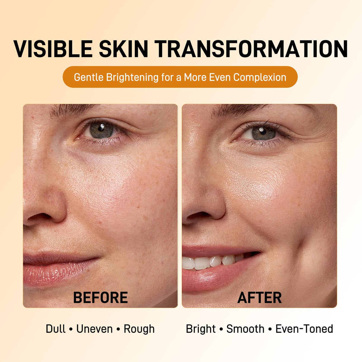 LITGIRL pad being applied to cheek demonstrating gentle exfoliation benefit