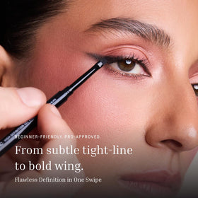LITHE BEAUTY Coffee Bean swatch on skin showing rich brown payoff