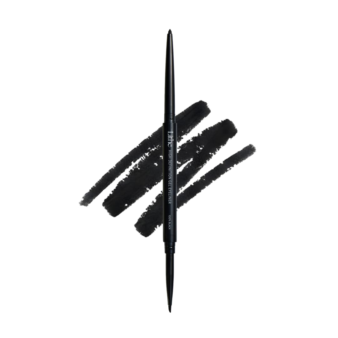 LITHE BEAUTY front packaging showing compact black gel pencil and benefits