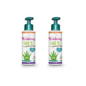 Little Roseberry front packaging shows two bottles and clear benefits