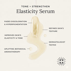 Little Seed Farm dropper releasing serum showing silky texture and absorption