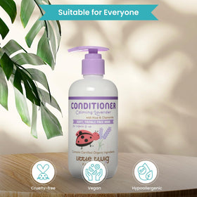 Little Twig bottle in bathroom setting promoting calming lavender bedtime routine