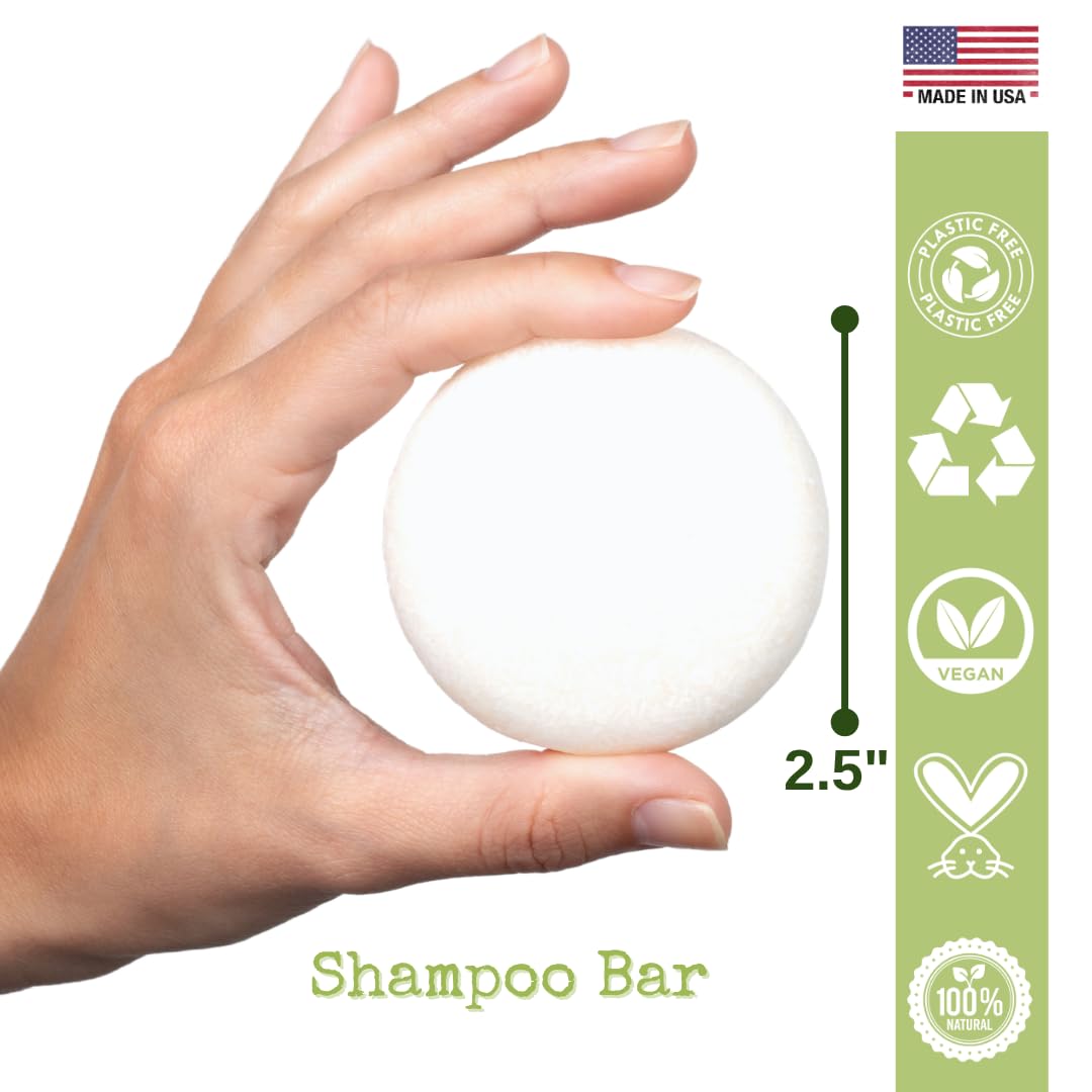 /liv/ Nature shampoo bar label details highlighting ingredients and clean formulation