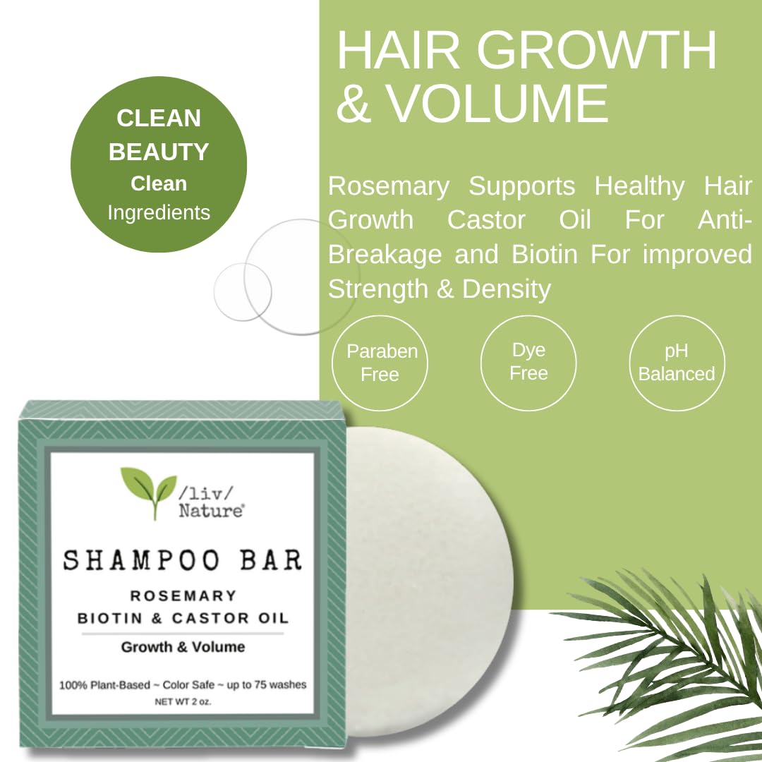 /liv/ Nature shampoo bar texture close-up showing dense solid formula and quality