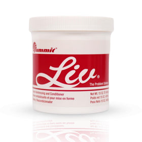 LIV product front packaging showing tub and label with brand hydrate benefit