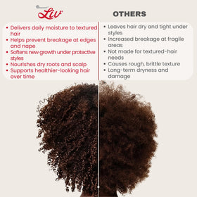 LIV tub side label showing ingredient list and formulation transparency benefit