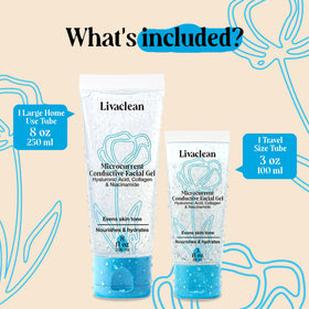 LivaClean gel texture close-up highlighting smooth glide and hydration