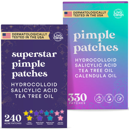 LivaClean front packaging showing full 570-count kit and benefits