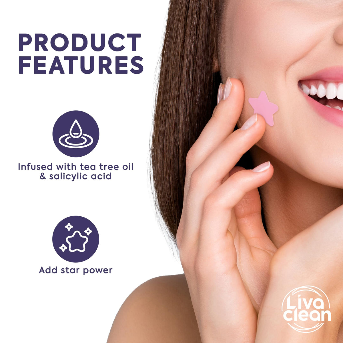 LivaClean worn during sleep showing adhesive staying put overnight benefit