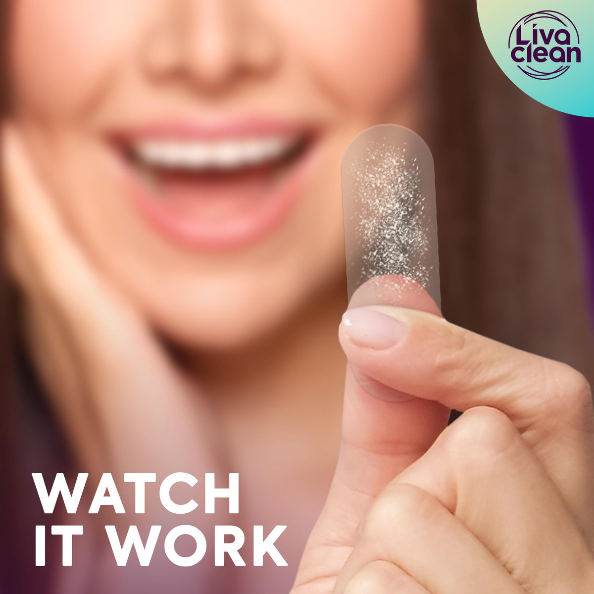 LivaClean patch edge adhesion detail showing secure stick and comfortable wear