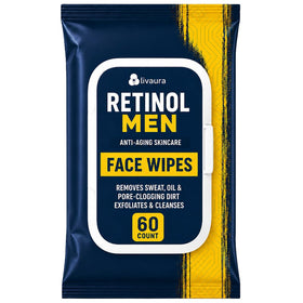 Retinol LIVAURA front packaging showing 60-count and travel convenience