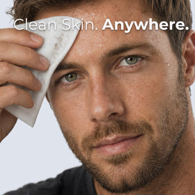 Retinol LIVAURA individually wrapped wipe opened for quick use benefit