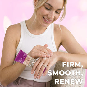 Retinol LIVAURA hands in use demonstrating fast absorption and non-greasy hydration