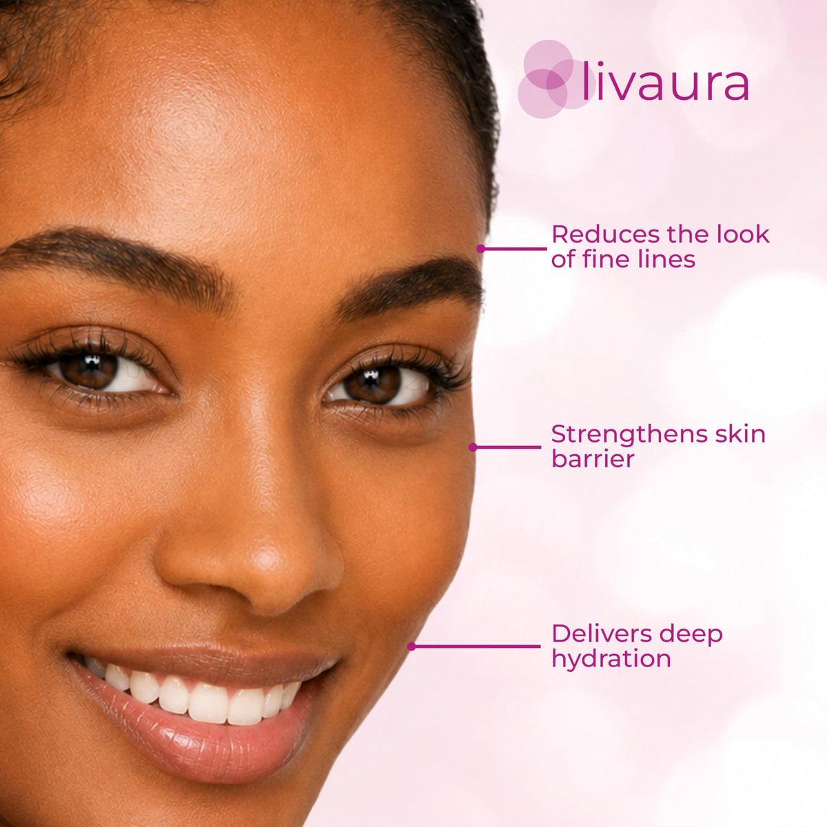 LIVAURA on bathroom shelf in lifestyle setting for routine integration