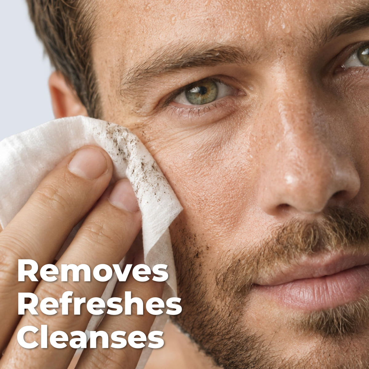 Retinol LIVAURA textured towelette close-up showing gentle cleaning surface