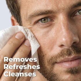 Retinol LIVAURA textured towelette close-up showing gentle cleaning surface
