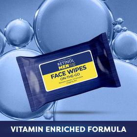 LIVAURA wipes inside travel bag showing compact size and on-the-go convenience