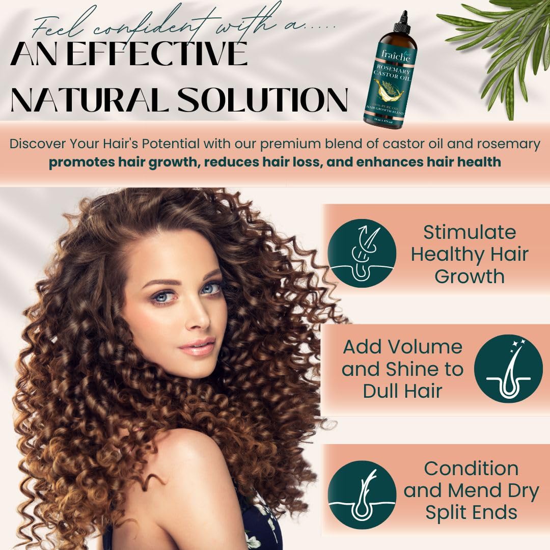 Live Fraiche castor oil texture close-up highlighting rich, hydrating consistency