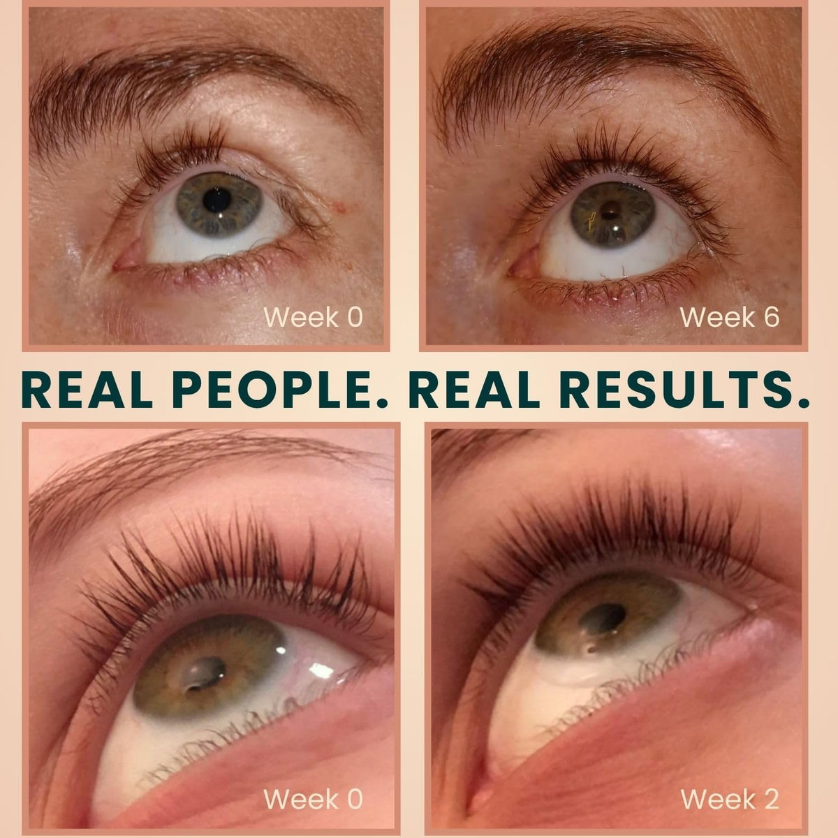 Live Fraiche eyebrow application with spoolie demonstrating neat, even coverage