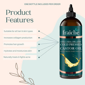 Live Fraiche scalp treatment demonstration with oil massage reducing dryness and flakes