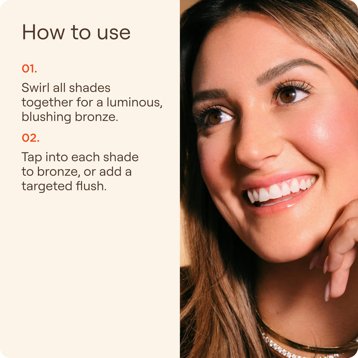 Live Tinted arm swatch showing buildable, luminous pigmentation and blendability
