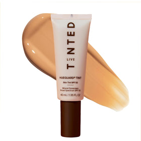 Live Tinted front packaging showing SPF 50 mineral tint and benefits