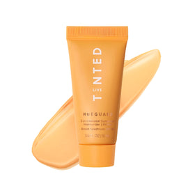 Live Tinted Hueguard mini front tube shows compact SPF convenience