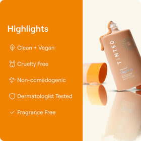 Live Tinted size comparison in hand conveying travel-friendly portability