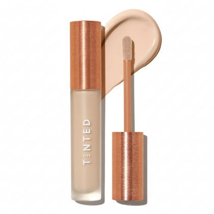 Live Tinted Hueskin front shot showing shade 19 and product packaging for easy selection