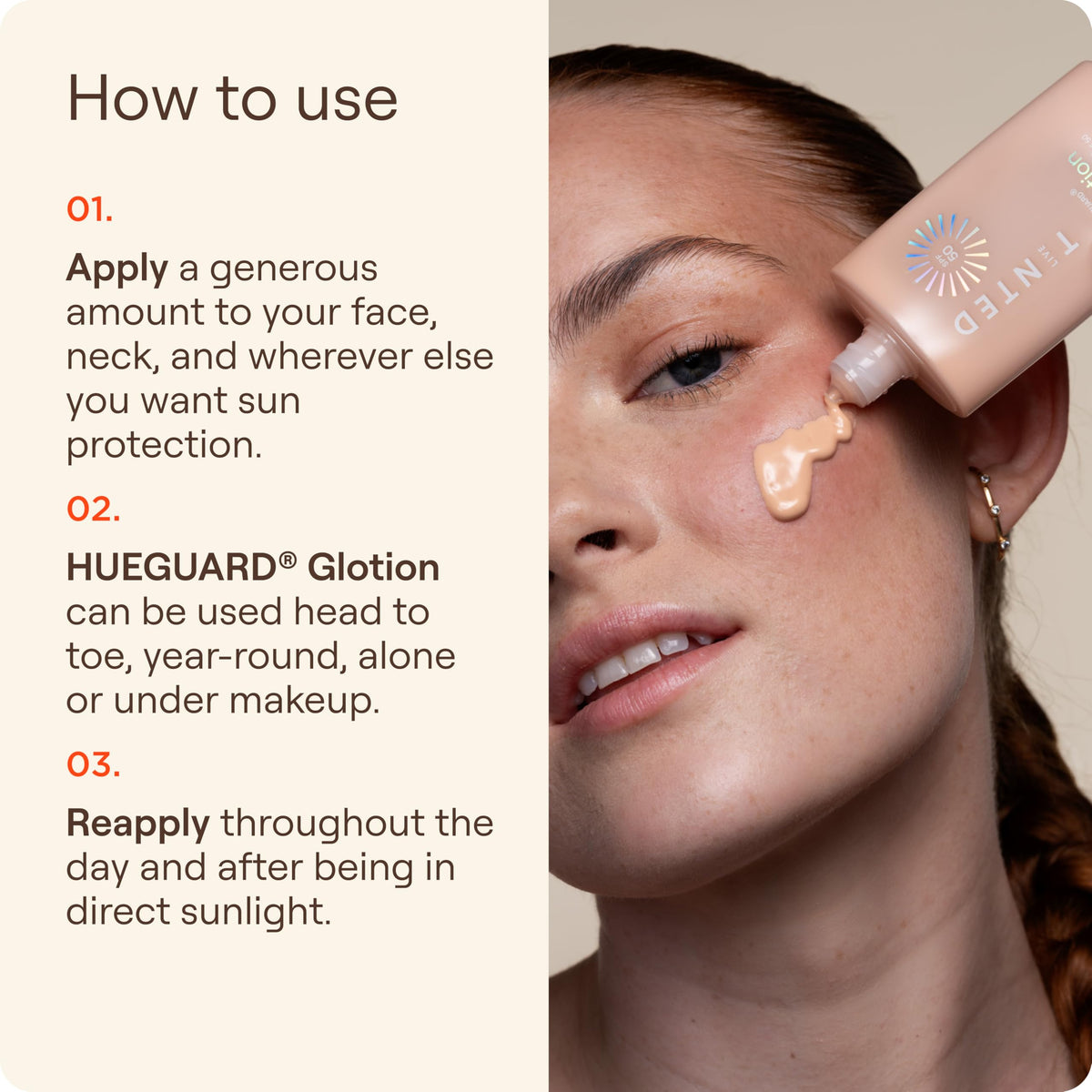 Live Tinted label close-up highlighting reef-friendly and clean ingredient benefits