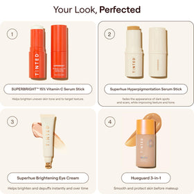 Live Tinted used in makeup routine showing primer compatibility and smooth base