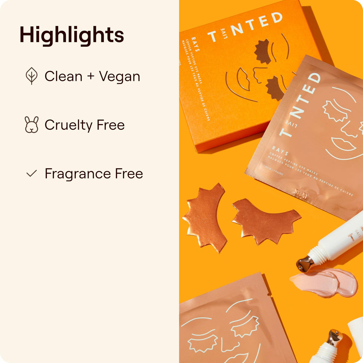 Live Tinted open jar with visible serum emphasizing nourishing ingredients