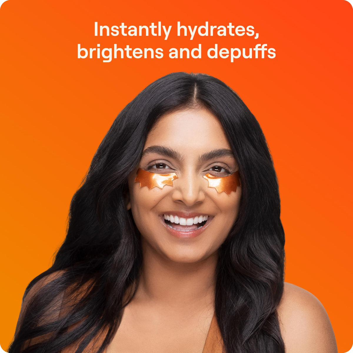 Live Tinted close-up texture of a single patch displaying gel clarity and hydration