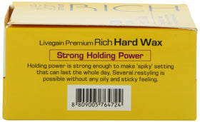 Livegain Elabore 110g tub next to a ruler showing size and travel-friendly benefit