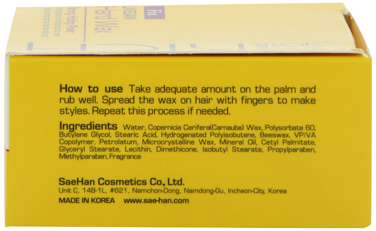 Livegain Elabore wax texture close-up revealing mattifying, easy-to-work consistency
