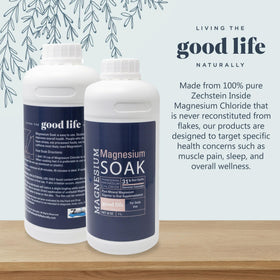 Living the Good Life Naturally texture pour into hand showing easy-dissolve benefit