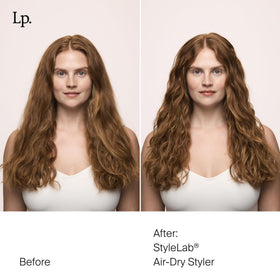Living Proof texture cream close-up highlighting lightweight non-crunchy formula benefit