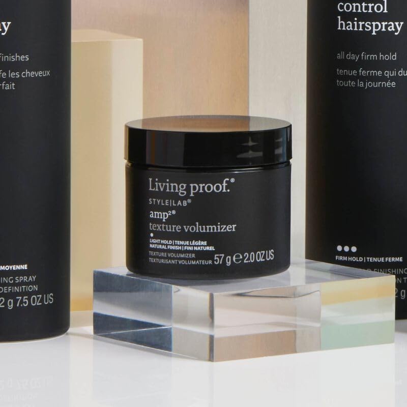 Living Proof product in use creating touchable, lifted texture