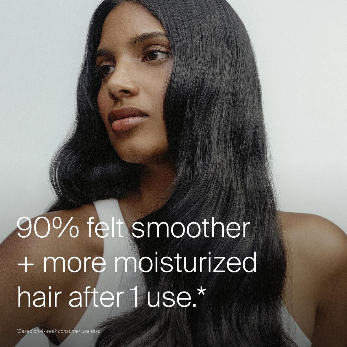 Living Proof before and after photo highlighting smoother, softer ends
