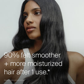 Living Proof before and after photo highlighting smoother, softer ends