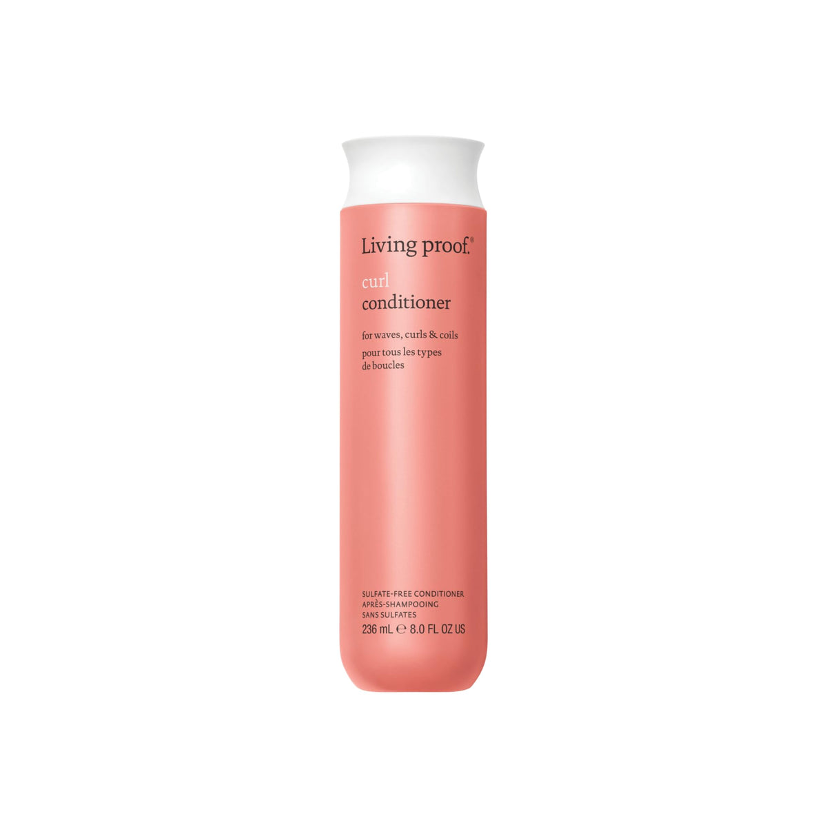 Living Proof front packaging showing product and clear benefit of curl definition