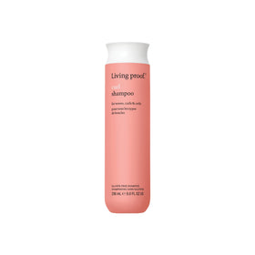 Living Proof curl shampoo front packaging showing clean design and benefit