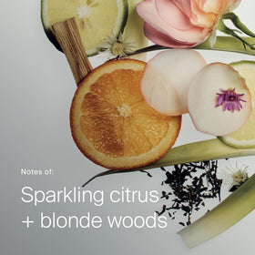 Living Proof curl shampoo pouring into hand demonstrating easy application