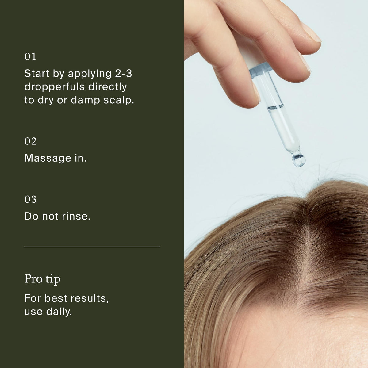 Living Proof density serum ingredients flatlay highlights formula-focused benefit