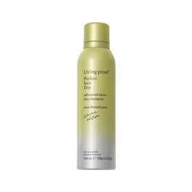 Living Proof front packaging showing bottle and label, highlights clean benefits