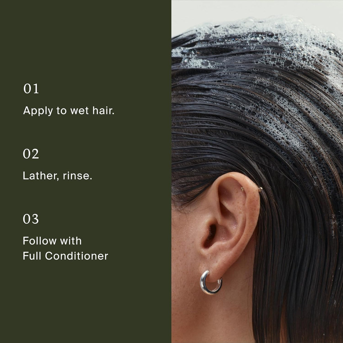 Living Proof Full Shampoo paired with conditioner for balanced care and softness