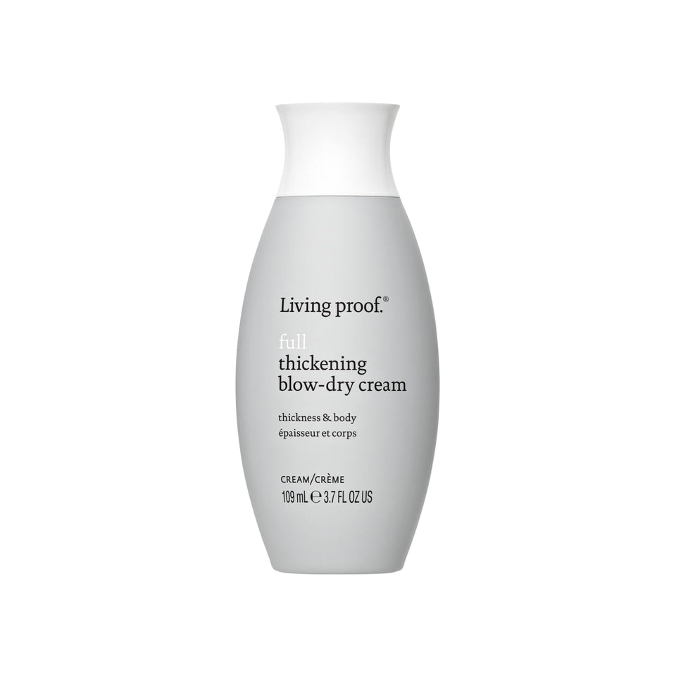 Living Proof product front packaging showing cream benefits and size
