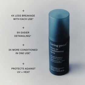 Living Proof applied prior to blow-drying for heat protection during styling